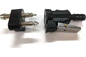 ITACO Motor de Barco Adaptador Macho + Kit de Conector de Combustible 0397444 0766442 0174508 017674 5/16" para Johnson Evinrude OMC BRP fueraborda 8MM Motor de Barco de Combustible