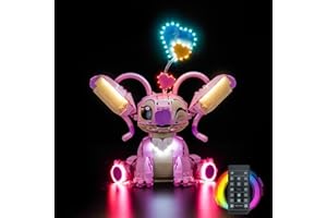 BRICKBLING Pilot zdalnego sterowania, zestaw oświetleniowy kompatybilny z Lego 43257 Angel (nie jest to model), zestaw oświetleniowy LED, kompatybilny z Lego Angel 43257, kreatywna zabawka