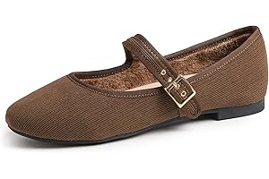 Feversole Ballerina Pelle Scamosciata Colorata con Cuscino in Memory Foam per amaretti da Donna