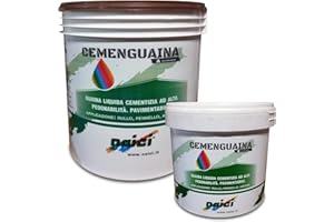 NAICI CEMENGUAINA guaina liquida impermeabilizzante cementizia, a vista o piastrellabile - Bicomponente kg 20