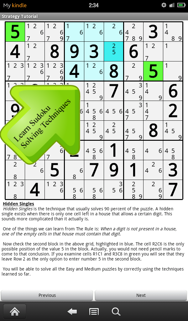 HandWrite Sudoku For Kindle Fire Amazon it Appstore Per Android