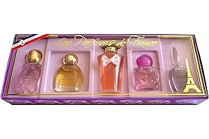 Charrier Parfums Les Parfums de France, Coffret de 5 Eaux de Parfums Miniatures, 41 ml
