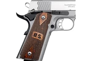 Zib Grips 1911 Original Series US Logo Holz 1911 Griffe, Ambi Safety Cut, Handfeuerwaffengriffe, Pistolengriffe, 1911 Holzgriffe, 1911 Griffe für volle Größe, 1911 Zubehör, Geschenk für Veteranen