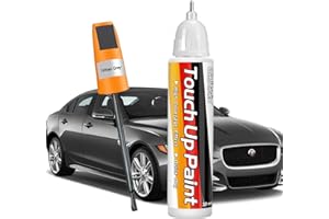 Galitoon Stylo de retouche peinture carrosserie, Stylo de retouche peinture voiture 2-en-1, et facile pour réparer les petites rayures automobiles peinture voiture, stylo peinture voiture (Gris)