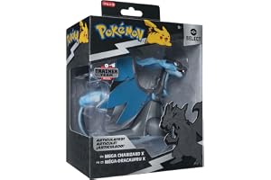 Pokémon Select Mega Charizard X – 6-tums superartikulerad figur med 15 Plus artikulationspunkter