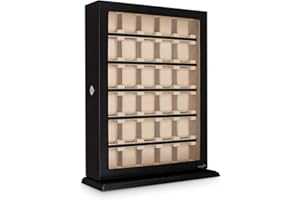 Hermann Jäckle - Vetrina Tettnang per 30 orologi, colore: Nero