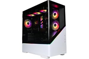 ‎CYBERPOWERPC CYBERPOWERPC Luxe Gaming-PC - AMD Ryzen 7 9800X3D, AMD Radeon RX 9070 XT 16GB, 32GB RAM, 2TB NVMe SSD, 750W 80+ PSU, Wi-Fi, Wasserkühlung, Windows 11, Amethyst Curve RGB