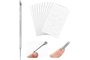 TIESOME Pokrętło do usuwania skórek z podwójną głowicą, 100 papierem ściernym, ze stali nierdzewnej, zestaw do usuwania skórek, narzędzie do usuwania skórek, narzędzie do usuwania skórek