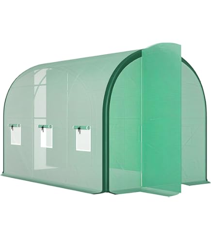 4m X 3m Polytunnel Hotspot Tape Kit "Strongest In It's Class" A Fully Galvanised Structure With More Diagonal & Roof Bracing Than All Others. Metal - View #6