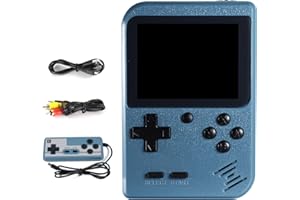 Hbaid Handheld Game Console with 500 Classical Games Support for Connecting TV Two Players 1020mAh Rechargeable Battery Gift for Kids and Adult