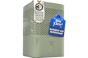 BonAura® Luftentfeuchter ohne Strom - Raumentfeuchter für Keller, Bad uvm. - 680g Luftenfeuchter Nachfüllpack inklusive - Entfeuchter und Luftentfeuchter Granulat im Set - Schutz vor Schimmel