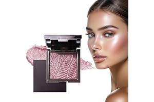 LILBITTY 1 Stück Silberner Highlighter Puder, Schimmernder Concealer und Konturpuder, Langanhaltender Diamant Glow für Wangen, Augen und Nase, Perfekt für Glänzende Looks (01#)