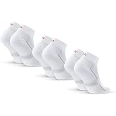 DANISH ENDURANCE Ankle Socks, Cotton, Padded, 3 and 6 Pack