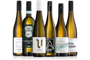 ‎GEILE WEINE GEILE WEINE Weinpaket Weißwein (6 x 0,75) Probierpaket mit Weisswein von Winzern aus Deutschland, Frankreich & Italien