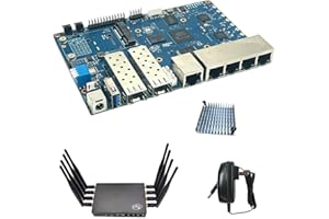 youyeetoo BPI-R3 płyta rozwojowa routera WiFi 6 z chipem MediaTek MT7986 2 GB DDR RAM, 8 GB pamięci eMMC Flash, Dual GbE LAN do projektów routerów IoT, interfejs M.2 Key-E PCIe (zestaw płytki