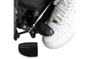 Autodomy Cambio Moto Protezione Ergonomico | Copri Cambio Moto Antiscivolo | Salvascarpe Copri Leva Cambio Moto Universale da Alta Resistenza | Protezione Scarpa Flessibile 5,5x4 cm
