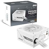 ASUS PRIME-750B 750W 80+ Bronze 135mm Fanlı Beyaz PSU 6 Yıl Garanti | 80 PLUS Bronze, Mod&uuml;ler Olmayan ATX G&uuml;&ccedil; Kaynağı, Kılıf 