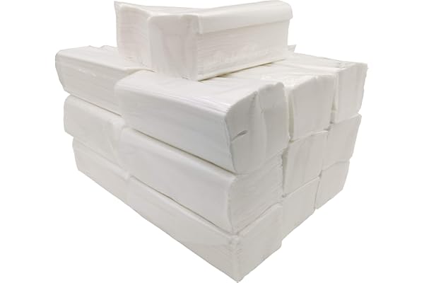 Limpiezabarata Toalla Papel Secamanos Tejido Zig Zag, Laminadas Doble Capa, Caja 3000 Unidades