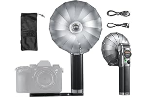 GODOX Lux Master Rétro Camera Flash GN25 6000K土300K 2.4G Wireless Sync TTL Auto Flash avec Touchscteen Tête de Flash rotative Compatible avec Sony Canon Fuji Nikon Panasonic Olympus