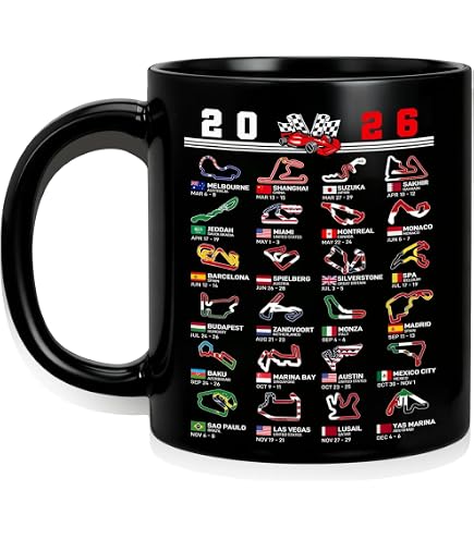 Tazza In Ceramica Con Scritta "I'd Rather Be Watching Racing" – 325ml – Bianca – Regalo Per Amanti Delle Corse - 3