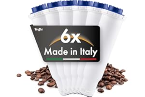 Proffee Metis | 6x Filtro de agua compatible con Krups F088 Aqua Filter System, Melitta Pro Aqua, Nivona NIRF-700 cartucho filtrante para cafeteras automáticas y máquinas de café