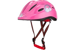 Cycleafer® Kids Bike Helmet, Adjustable Fit Age from 2 & Older, Ultra Lightweight with Ventilation, Hard ABS SHELL & EPS CORE Max Protection, for Toddler, Boys & Girls.
