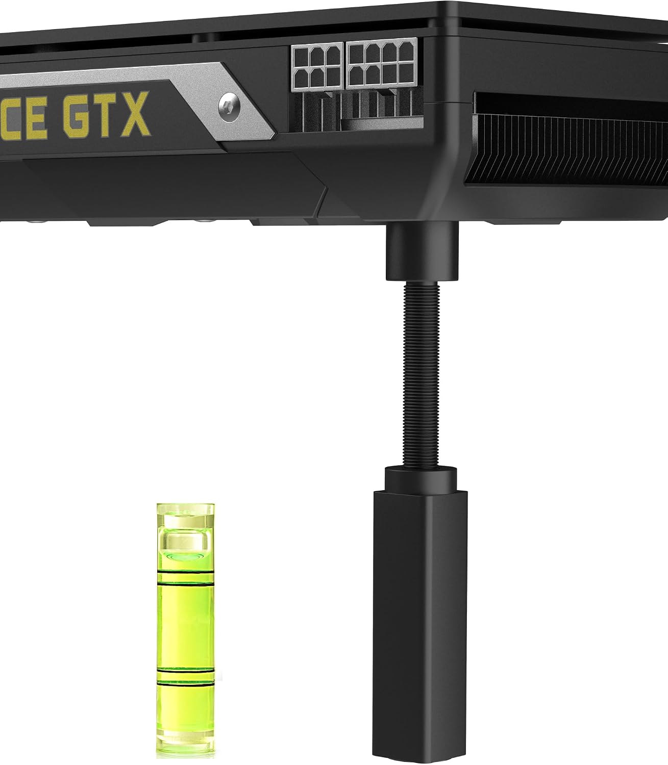 Soporte Tarjeta Grafica GPU, Soporte Tarjeta De Video,GPU Holder, Negro, L/74mm-120mm
