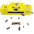 JM Cockroach Glue Traps with Free Bait - The Powerful Super Hit Roach Catcher | Non-Toxic, Safe for Kids & Pets | No.1 Cockroach Glue Trap (10)