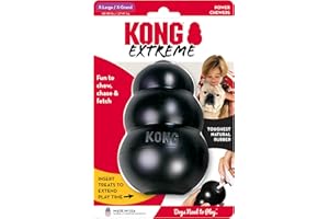 KONG Extreme Dog Toy - iocattolo da Riporto e da Masticare per Masticatori Energici - Dispenser di Biscotti per Cani - Materiale in Gomma Naturale Resistente - Per Cani Di Taglia Extra Grande