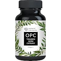 OPC Traubenkernextrakt - 240 Kapseln für 8 Monate - Laborgeprüftes OPC aus europäischen Weintrauben