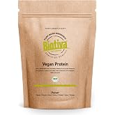 Biotiva Organic Vegan Protein Powder 900g - 83% Protein - Soy Free - Pea and Rice Protein - 23g Protein per Dose - Vegan - Bo