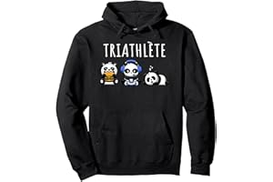 CADEAU GEEK GAMER ADO Triathlète Gaming Humour Panda Geek Idée Cadeau Sweat à Capuche