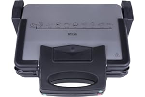 SILVA SCHNEIDER Silva-Homeline KG 2180 Kontaktgriller mit 2 Thermostaten, Ober-/Unterhitze, Barbecue Funktion, Kontrollleuchte, zum EIN-und Zweiseitigen Grillen, Rostfreier Stahl, anthrazit