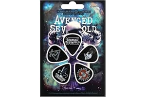 Avenged Sevenfold Plectrum The Stage - Juego de 5 unidades, multicolor