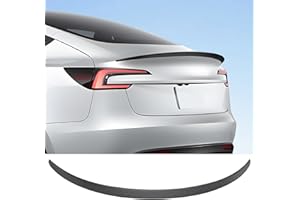 ‎ARCOCHE Arcoche Tesla Model 3 Spoiler, Heckspoilerflügel Performance Heckklappe Heckdeckel für Tesla 2016–2023 Modell 3 Zubehör (Matte Kohlefaser)