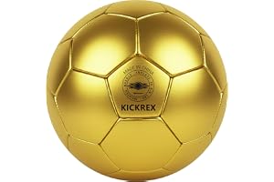 Linkidea Fotboll storlek 5 guld, freestyle- och jugglingträningsboll