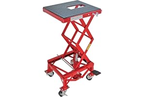 JOMAFA - ELEVADOR HIDRAULICO DE MOTOS CON RUEDAS/PLATAFORMA ELEVADORA 135 KILOS