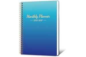 RUKAR Monthly Planner 2025-2027, 2025 Calendar 24 Months Planner, JULY 2025 - JUNE 2027, 7.4"x9.4", Personal Organizer with Monthly Goals, To-Do List, Habit Tracker, 24 Months for School Office Home