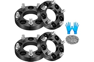 BDFHYK 5x114.3mm to 5x120mm Wheel Bolt Pattern 1 inch 5x4.5 to 5x4.75 Convert Wheel Spacer Compatible with Dakota Cherokee Liberty Wrangler,5 Lug Wheel Adapters 1/2-20 & 73 mm Hub Bore, Set of 4