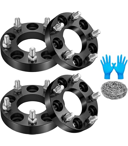 4PCS 5X4.5 1.25'' Hubcentric Wheel Spacers for Ford Mustang Explorer Ranger