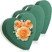 4 Mattoni Di Schiuma Floreale Per Composizioni Floreali + 10 Stuzzicadenti | Oasi Per Fiori Secchi E Freschi, 22,5x10x7 Cm, Per Matrimoni E Feste - 4