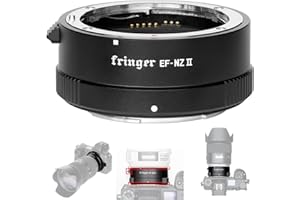 ZTIANFOTO Fringer EF-NZ II (FR-NZ2) Adapterring Autofokus für EOS EF Objektiv auf NZ Mount Z6II Z7II Z7 Z6 Z5 Z50 ZFC Z9 Z8 Kameras Adapter, Staub- und tropffest (Wetterschutz); ohne Sockel.