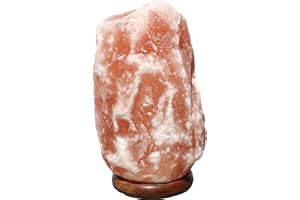 ‎NATURGUT Salzlampe 2-3 kg Salz Kristall Stein Salzleuchte Nachtlampe Salzkristalllampe - Natürliche Beleuchtung für entspannte Atmosphäre und verbessertes Raumklima aus Punjab Pakistan