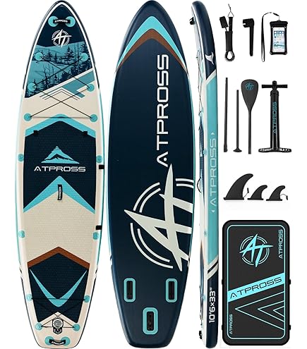 Aufblasbares SUP-Board 329 Cm – Inflatable Stand Up Paddling Board Bis 230 Kg, Mit Kamera-Halterung, Paddel, Pumpe, Rucksack – Allround Für Anfänger & Profis Aufblasbares SUP-Board 329 Cm – Inflatable Stand Up Paddling Board Bis 230 Kg, Mit Kamera-Halterung, Paddel, Pumpe, Rucksack – Allround Für Anfänger & Profis