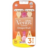 Gillette Venus 3 tek kullanımlık tıraş makinesi, kadın, 3 ejderha meyvesi kokulu tıraş makinesi