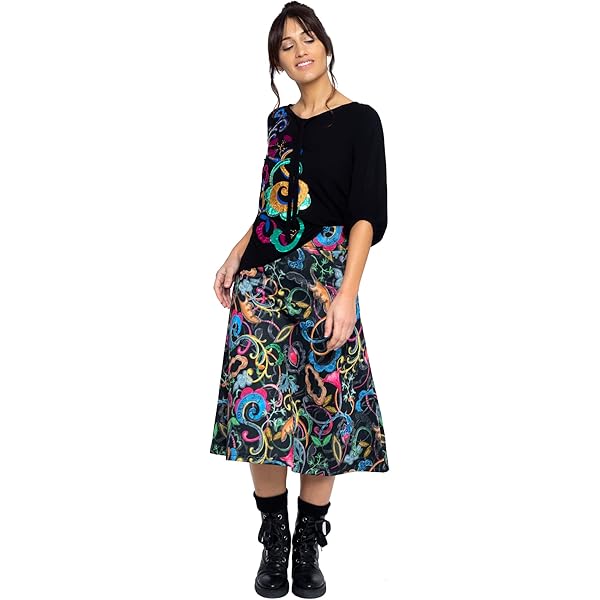 Abito Madame Butterfly Mamatayoe - Manica 3/4, Scollo A Barca, Grigio, Cotone E Poliammide - Foto 6