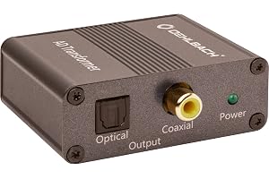 OEHLBACH AD Transformer - Stereo Audio Signalomvandlare Analog Till Digital (RCA Till Koaxial - 24bit 96 kHz) Full Metall