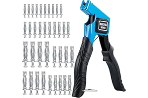 Kit Cheville Molly avec Pince, Chevilles Molly Assortiment avec 40 cheville Molly Metallique pour Placo Brique Creuse, Pince Molly Professionnel Convient à M3/M4/M5/M6/M8 Cheville Molly