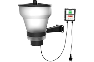 WAGNER GREEN ALLES FÜR DEN GARTENTEICH Wagner Green Teich Futterautomat Automatic Fishfeeder 7 Liter, programmierbarer Futterspender für Fischfutter Pellets…