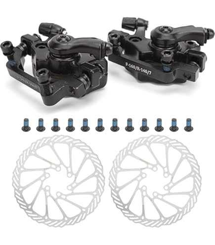 Hb-100 Fiets Aluminium Hydraulische Schijfrem Set Voor Achter Voor Mountain Road Fiets Xtech Hydraulische Remmen Hb100 Rem Mountain Bike Kit Zoom Hb-100 Bicyc (Blauw